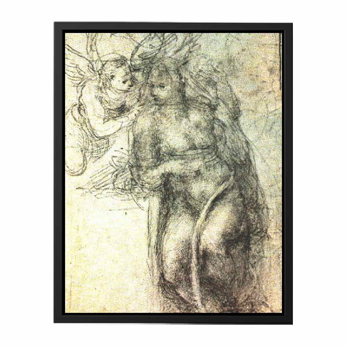 Study for an Annunciation By Michelangelo Buonarroti