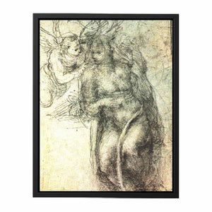 Study for an Annunciation By Michelangelo Buonarroti