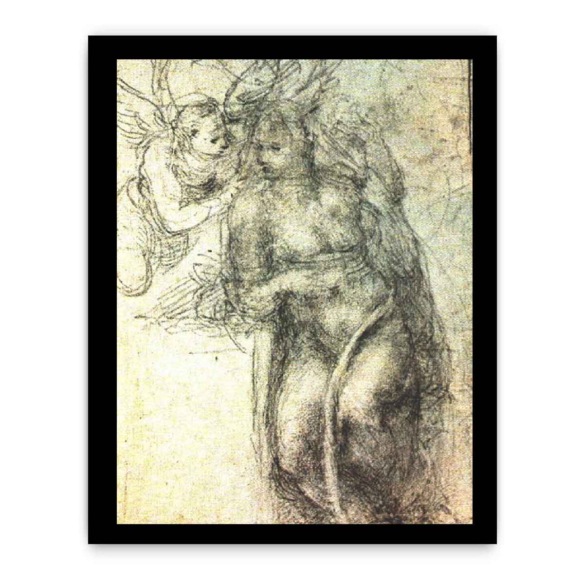Study for an Annunciation By Michelangelo Buonarroti