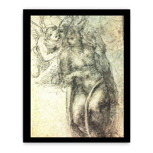 Study for an Annunciation By Michelangelo Buonarroti
