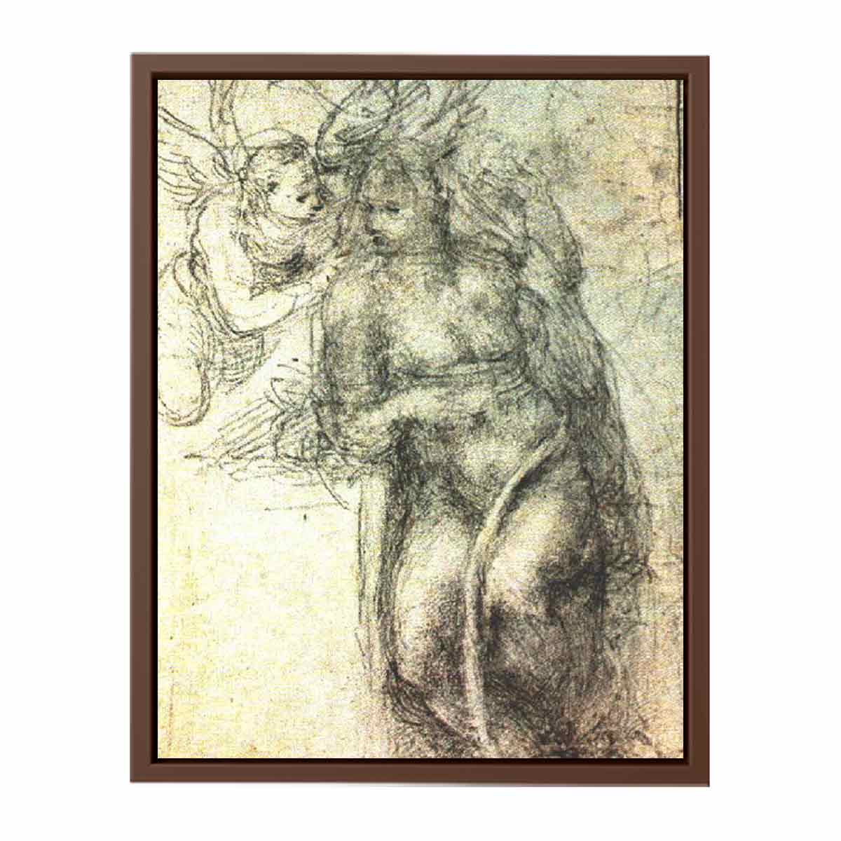 Study for an Annunciation By Michelangelo Buonarroti