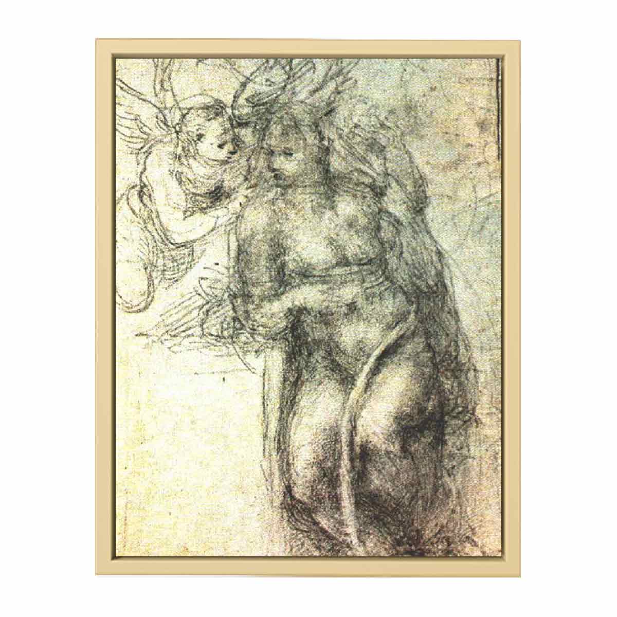 Study for an Annunciation By Michelangelo Buonarroti