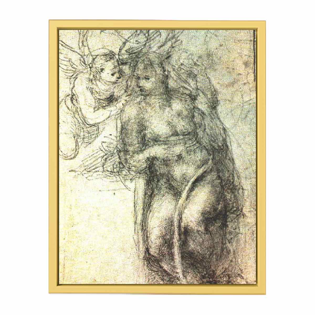 Study for an Annunciation By Michelangelo Buonarroti
