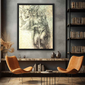 Study for an Annunciation By Michelangelo Buonarroti