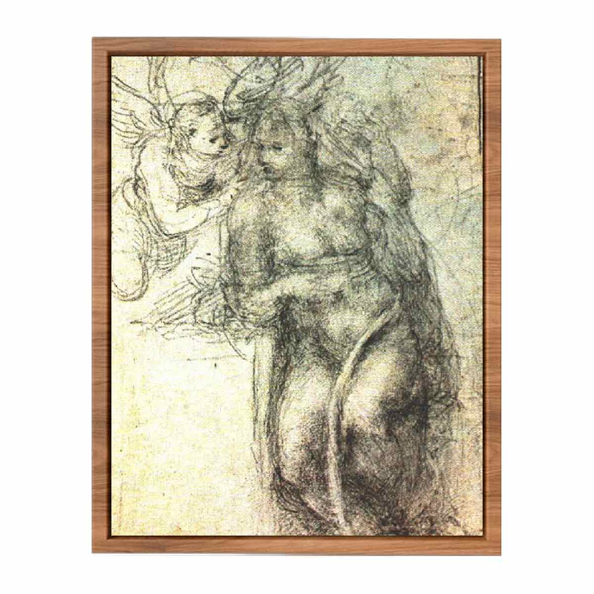 Study for an Annunciation By Michelangelo Buonarroti