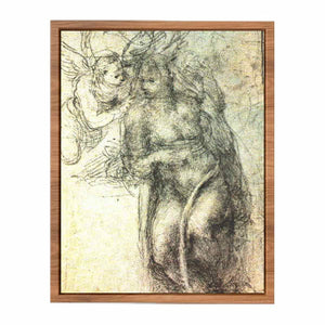 Study for an Annunciation By Michelangelo Buonarroti