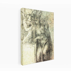 Study for an Annunciation By Michelangelo Buonarroti