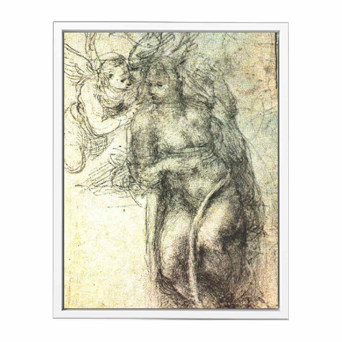 Study for an Annunciation By Michelangelo Buonarroti