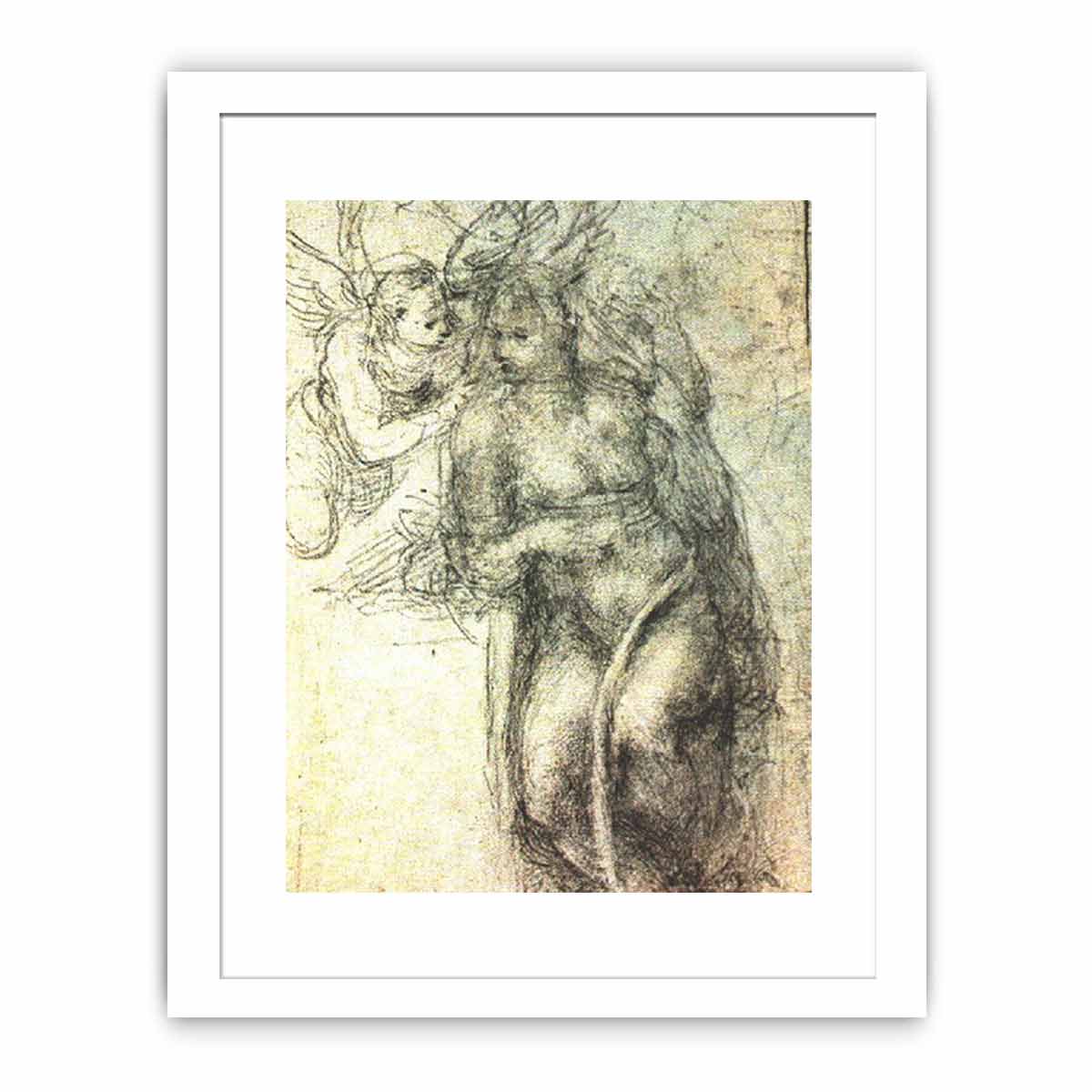 Study for an Annunciation By Michelangelo Buonarroti