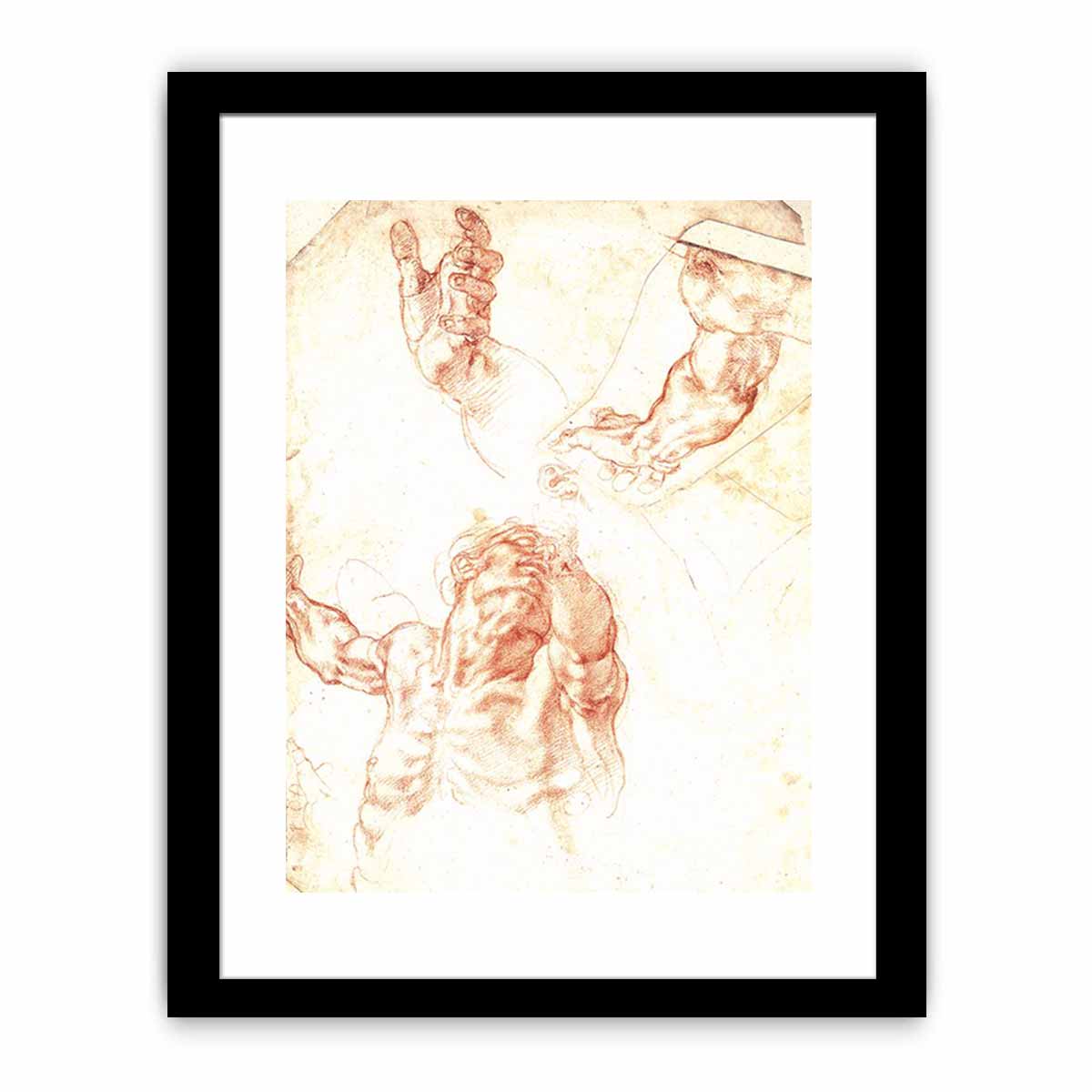 Study for Haman By Michelangelo Buonarroti