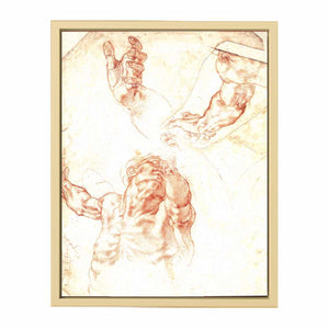 Study for Haman By Michelangelo Buonarroti