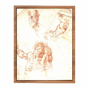 Study for Haman By Michelangelo Buonarroti