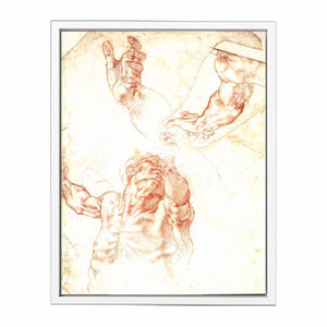 Study for Haman By Michelangelo Buonarroti