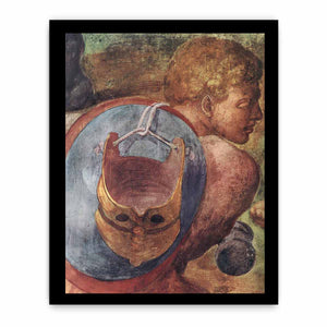 The Conversion of Saul (detail) By Michelangelo Buonarroti