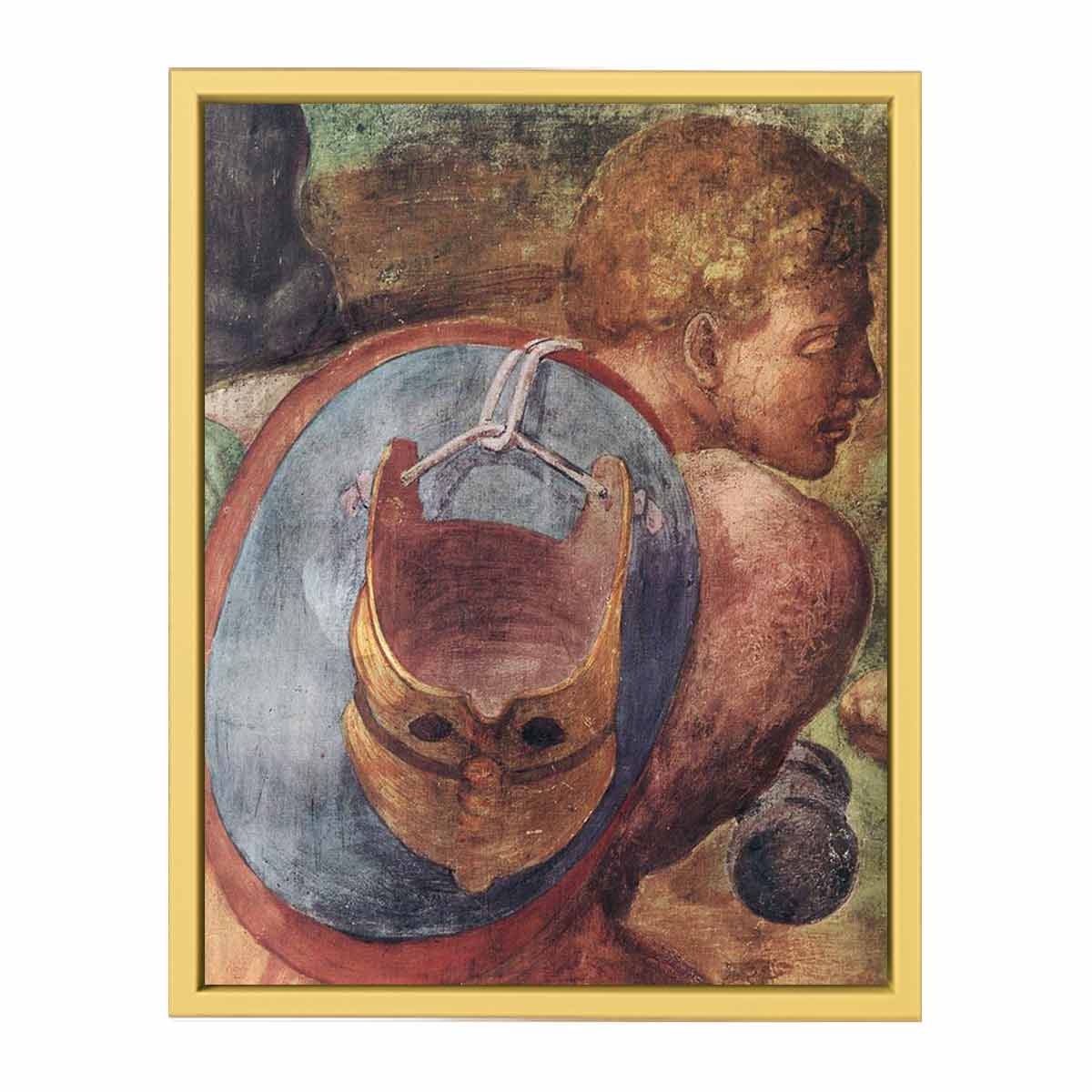 The Conversion of Saul (detail) By Michelangelo Buonarroti