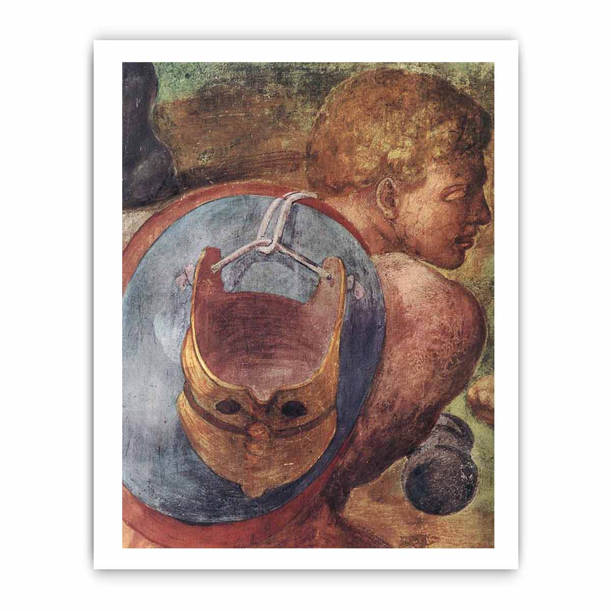 The Conversion of Saul (detail) By Michelangelo Buonarroti