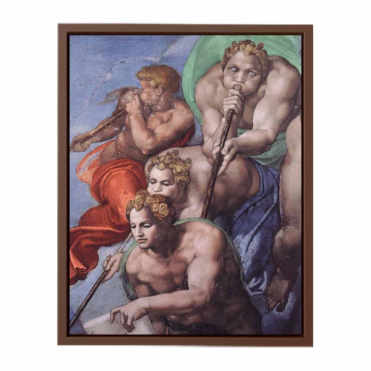 The Last Judgment (detail) By Michelangelo Buonarroti