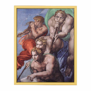 The Last Judgment (detail) By Michelangelo Buonarroti