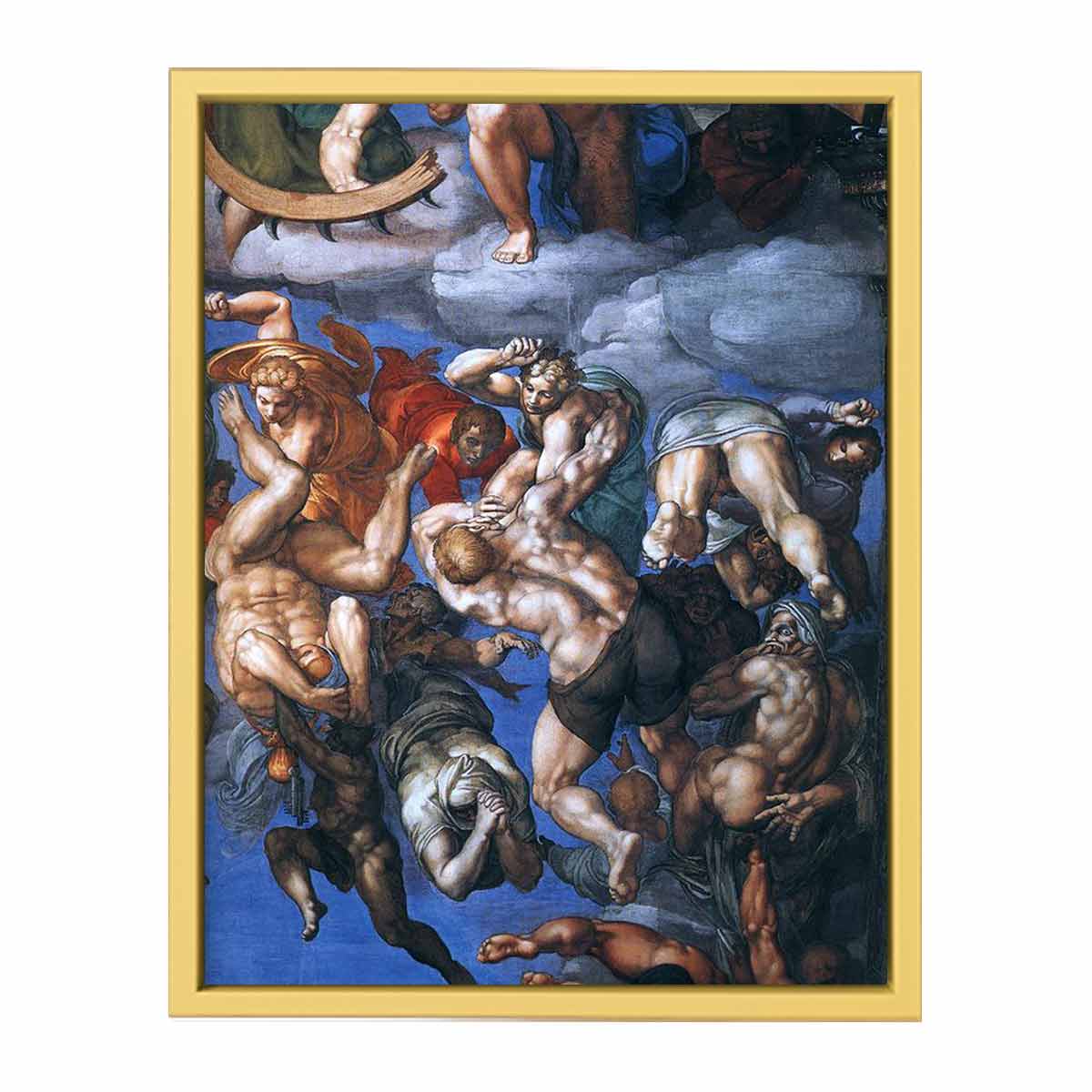The Last Judgment (detail) By Michelangelo Buonarroti