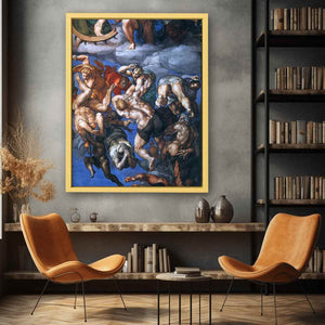 The Last Judgment (detail) By Michelangelo Buonarroti