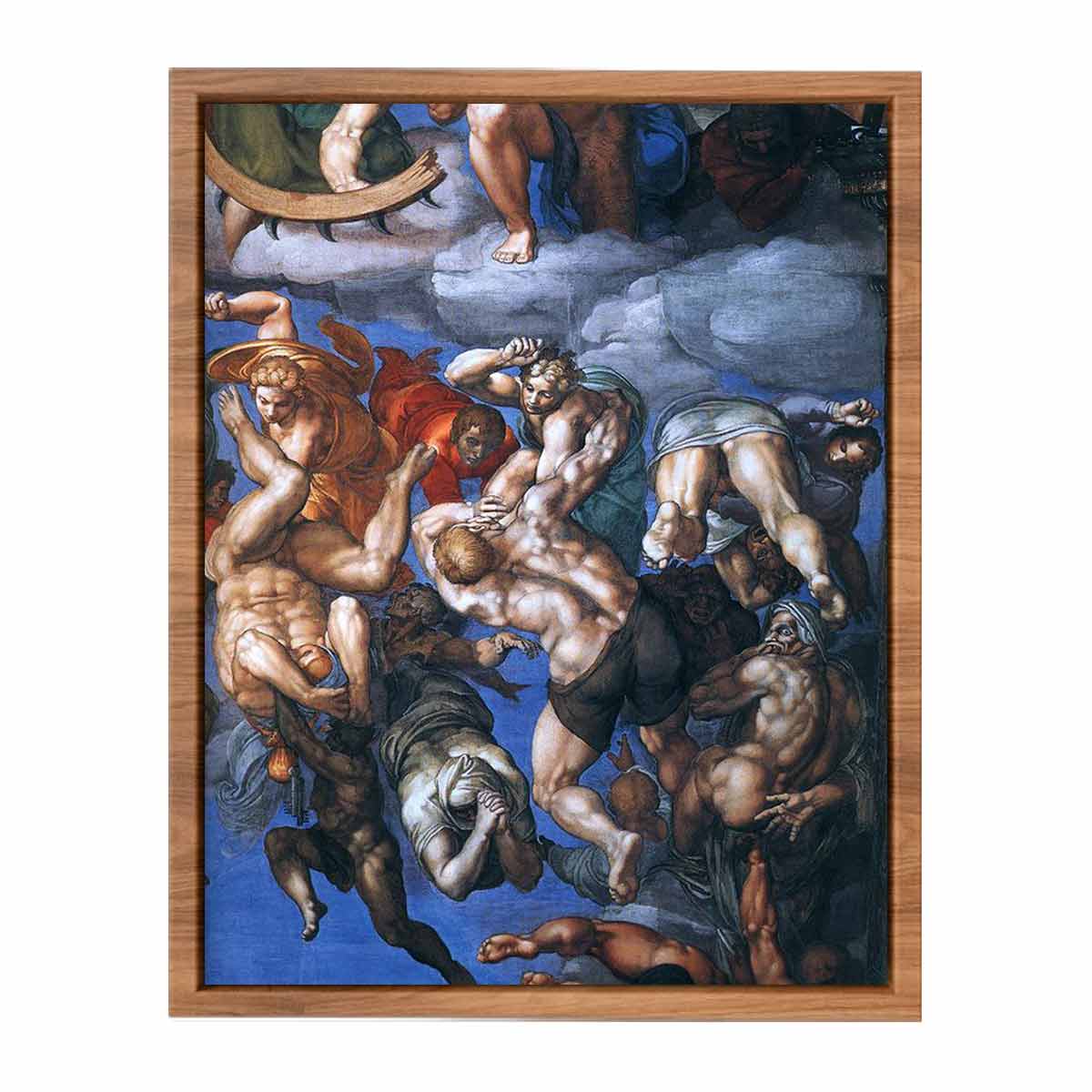 The Last Judgment (detail) By Michelangelo Buonarroti