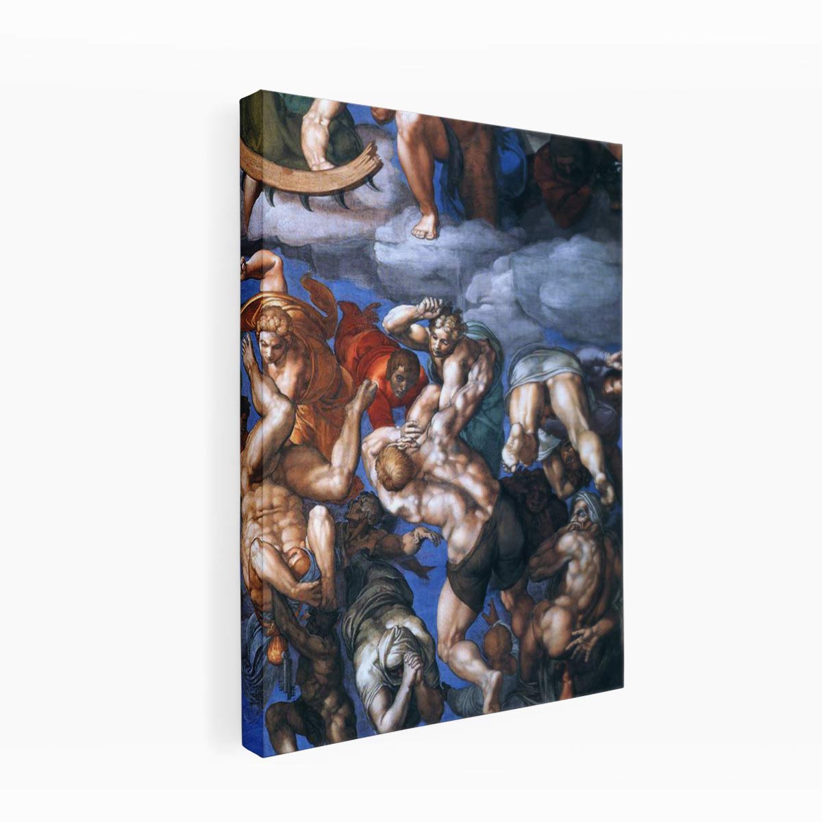 The Last Judgment (detail) By Michelangelo Buonarroti