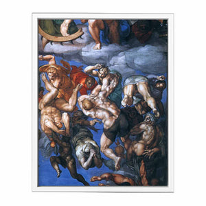 The Last Judgment (detail) By Michelangelo Buonarroti