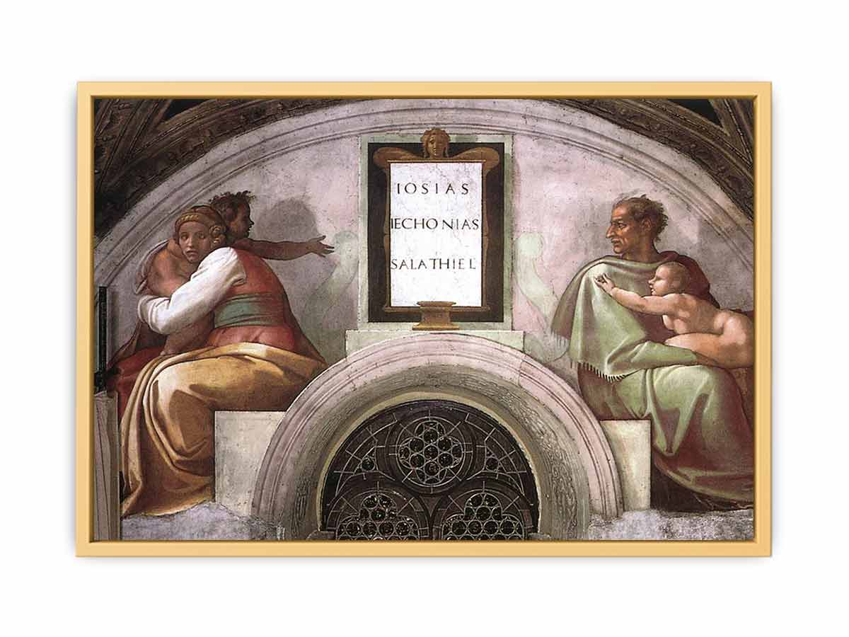 Josiah - Jechoniah - Shealtiel By Michelangelo Buonarroti