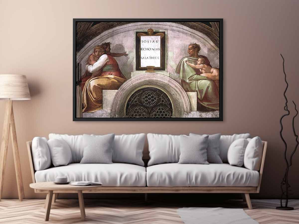 Josiah - Jechoniah - Shealtiel By Michelangelo Buonarroti