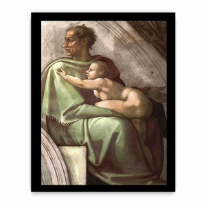 Josiah - Jechoniah - Shealtiel (detail) By Michelangelo Buonarroti
