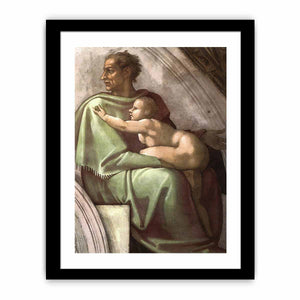 Josiah - Jechoniah - Shealtiel (detail) By Michelangelo Buonarroti