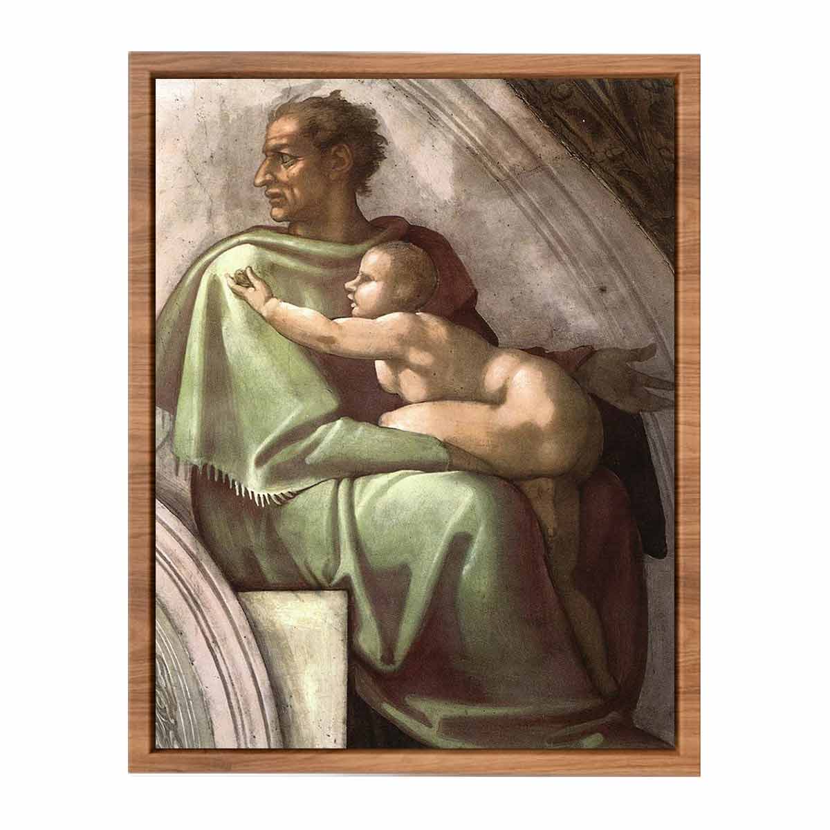 Josiah - Jechoniah - Shealtiel (detail) By Michelangelo Buonarroti