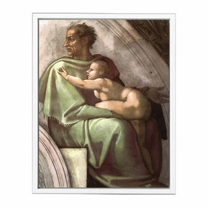 Josiah - Jechoniah - Shealtiel (detail) By Michelangelo Buonarroti