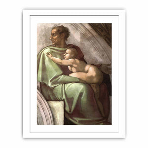 Josiah - Jechoniah - Shealtiel (detail) By Michelangelo Buonarroti