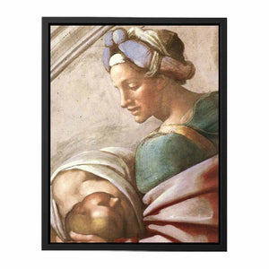Hezekiah - Manasseh - Amon (detail) By Michelangelo Buonarroti