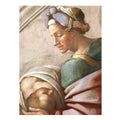 Hezekiah - Manasseh - Amon (detail) By Michelangelo Buonarroti