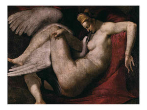 Leda and the Swan By Michelangelo Buonarroti