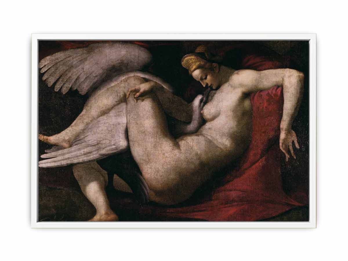 Leda and the Swan By Michelangelo Buonarroti