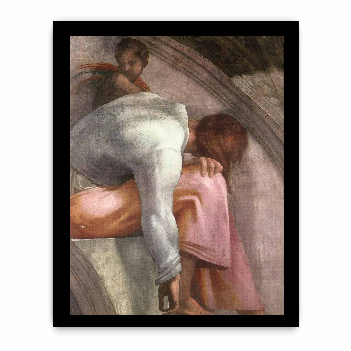 Rehoboam - Abijah (detail) By Michelangelo Buonarroti