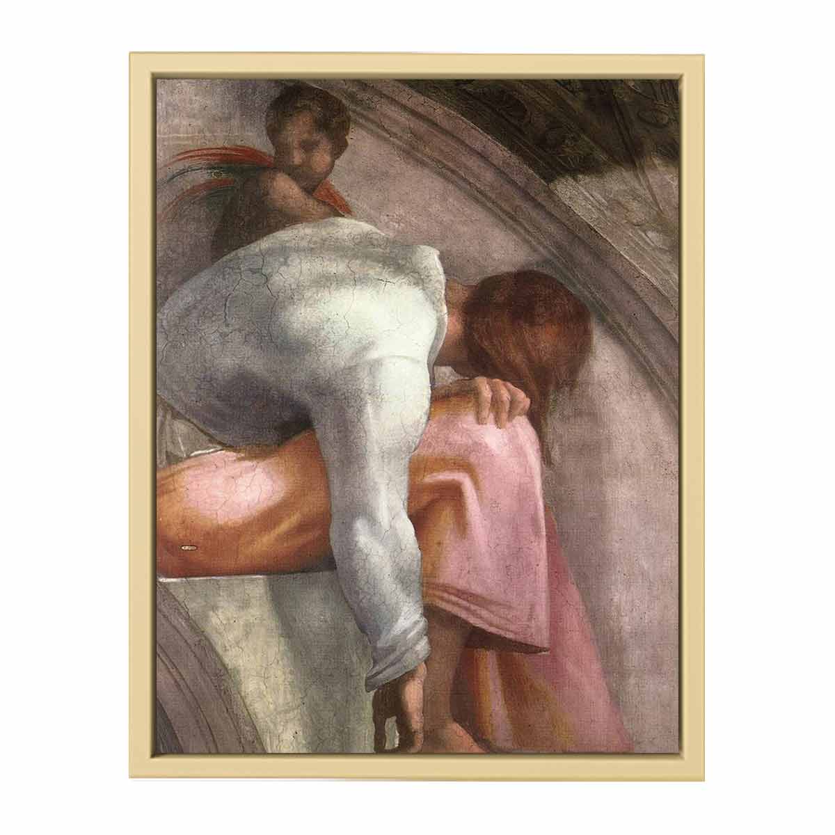 Rehoboam - Abijah (detail) By Michelangelo Buonarroti