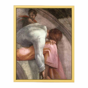 Rehoboam - Abijah (detail) By Michelangelo Buonarroti