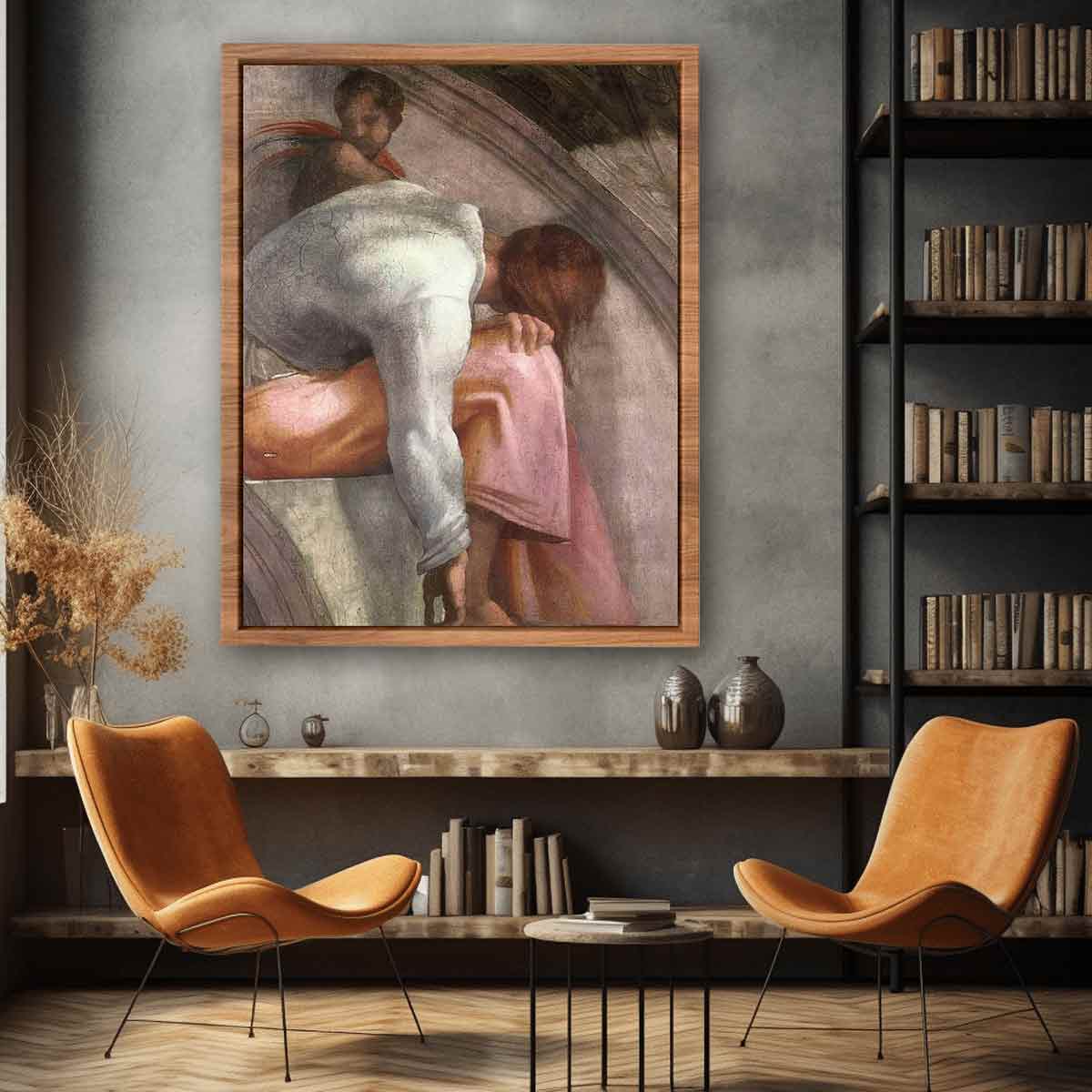 Rehoboam - Abijah (detail) By Michelangelo Buonarroti