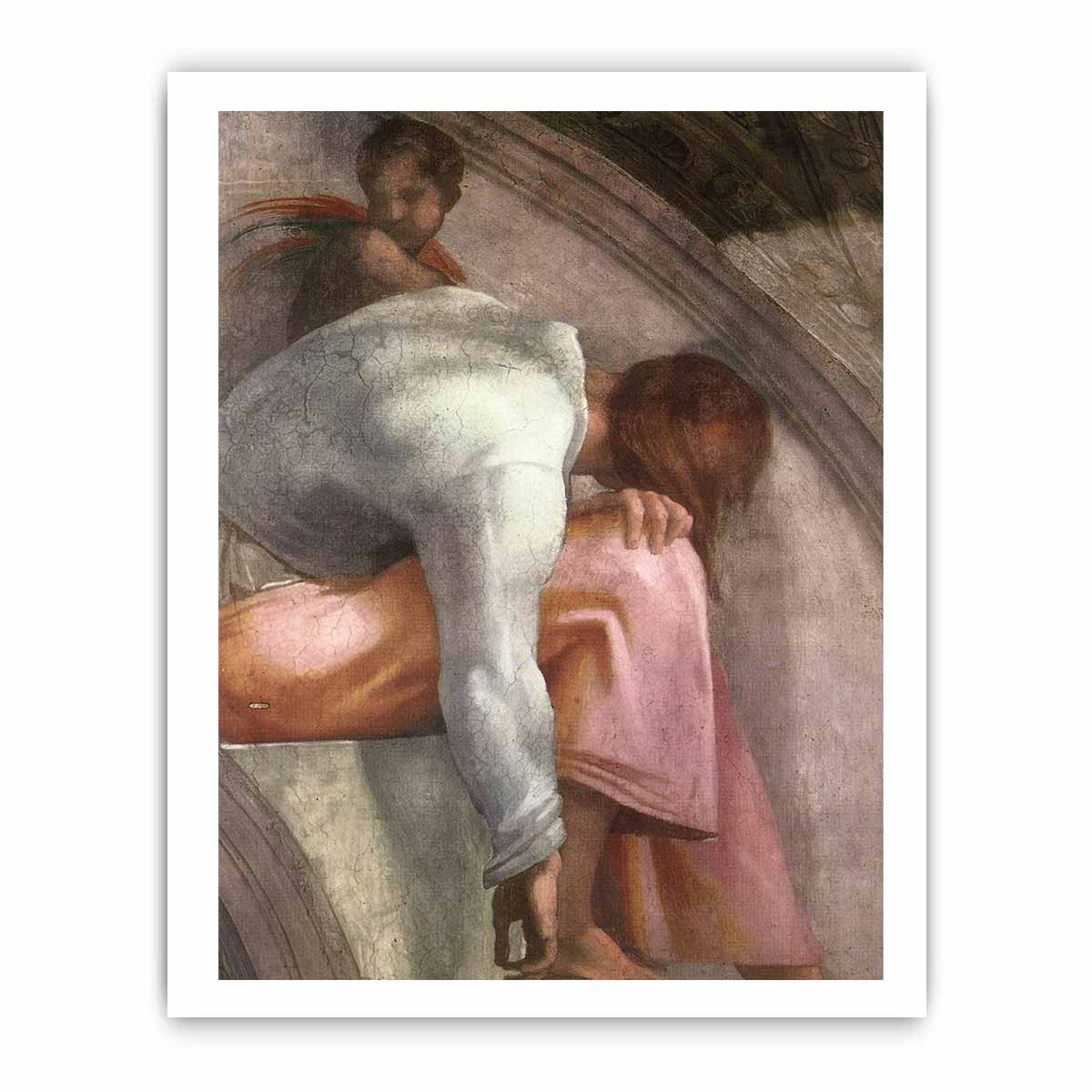 Rehoboam - Abijah (detail) By Michelangelo Buonarroti