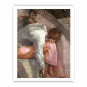 Rehoboam - Abijah (detail) By Michelangelo Buonarroti