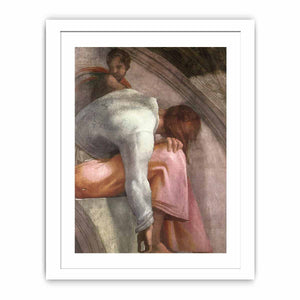 Rehoboam - Abijah (detail) By Michelangelo Buonarroti