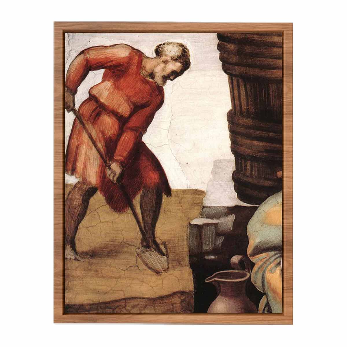 Drunkenness of Noah (detail) By Michelangelo Buonarroti