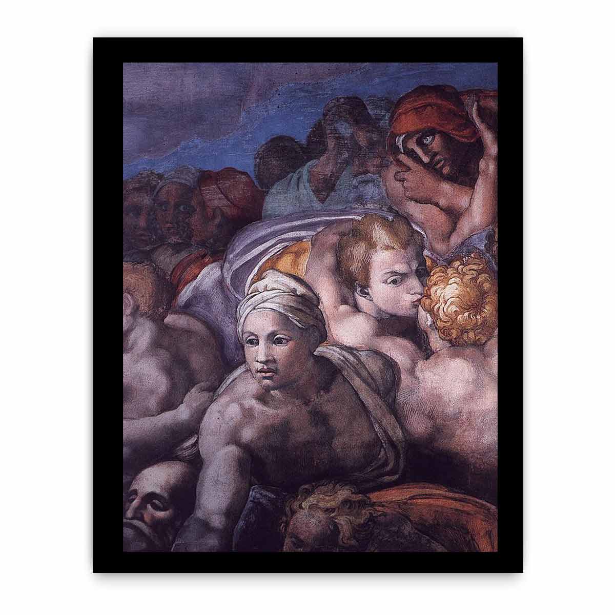 The Last Judgment (detail) By Michelangelo Buonarroti