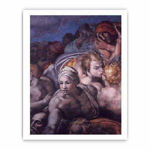 The Last Judgment (detail) By Michelangelo Buonarroti