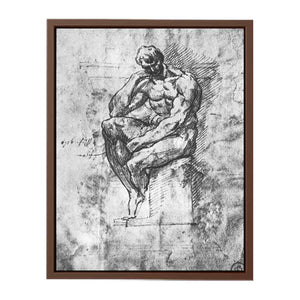 Study of a Man By Michelangelo Buonarroti