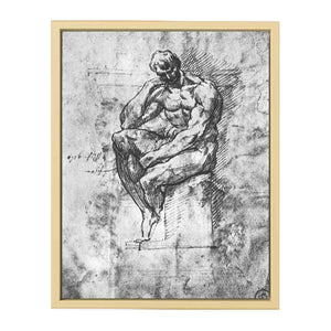 Study of a Man By Michelangelo Buonarroti